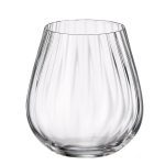 COLUMBA OPTIC WATER GLASS 380ml CRYSTAL BOHEMIA CRYSTALITE
