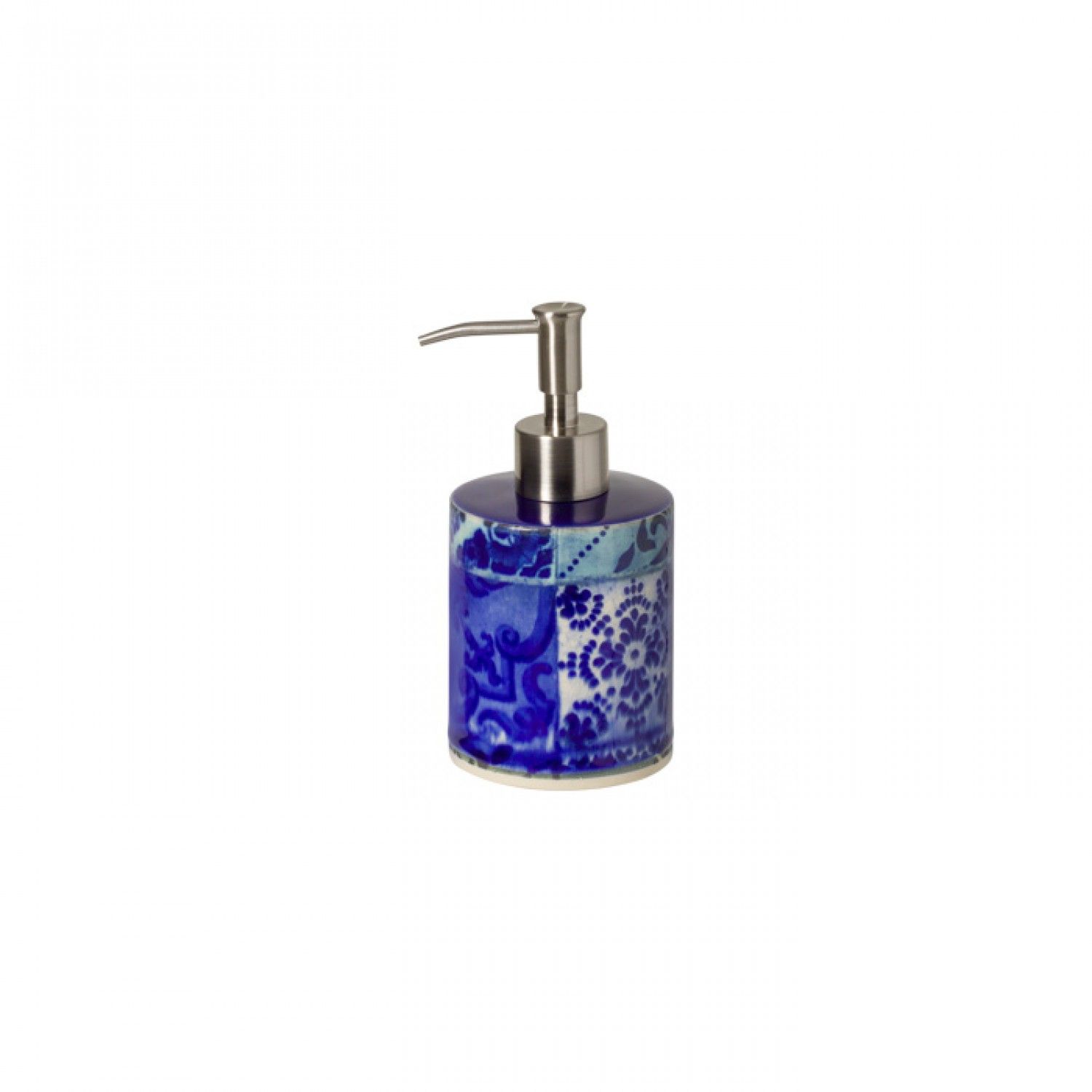 1549971789_e45e913426f7aabc7503d98435f34254.jpg LISBOA BLUE TILE ΔΟΧΕΙΟ ΜΕ ΑΝΤΛΙΑ D8 H10.7 cm | 0.60 L STONEWARE COSTA NOVA - Image 1