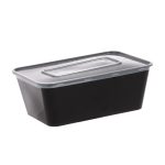 CONTAINER ΠΑΡΑΛ/ΜΟ  ΜΑΥΡΟ M42 & ΙΣΙΟ ΚΑΠΑΚΙ 1000ml 17,4 X 12,1X7 (6X50τεμ.)