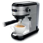LIFE ORIGIN ESPRESSO -CAPPUCCINO MACHINE S/S 1450W WITH SPECIAL FILTER FOR ESE ESPRESSO PODS