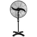 LIFE WINDPRO BLACK PEDESTAL FAN INDUSTRIAL STYLE WITH REMOTE 210w