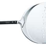 ROUND PERFORATED ALUMINIUM PIZZA PEEL 33CM. PIAZZA ITALY