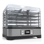 HDR 8502 FOOD DRYER WITH LCD SCREEN 250W  S/S 355x285x250 mm HEINRICHS