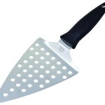 TRIANGLE SPATULA PIZZA TURNER WITH HOLES S/S 12X16 CM. PIAZZA ITALY