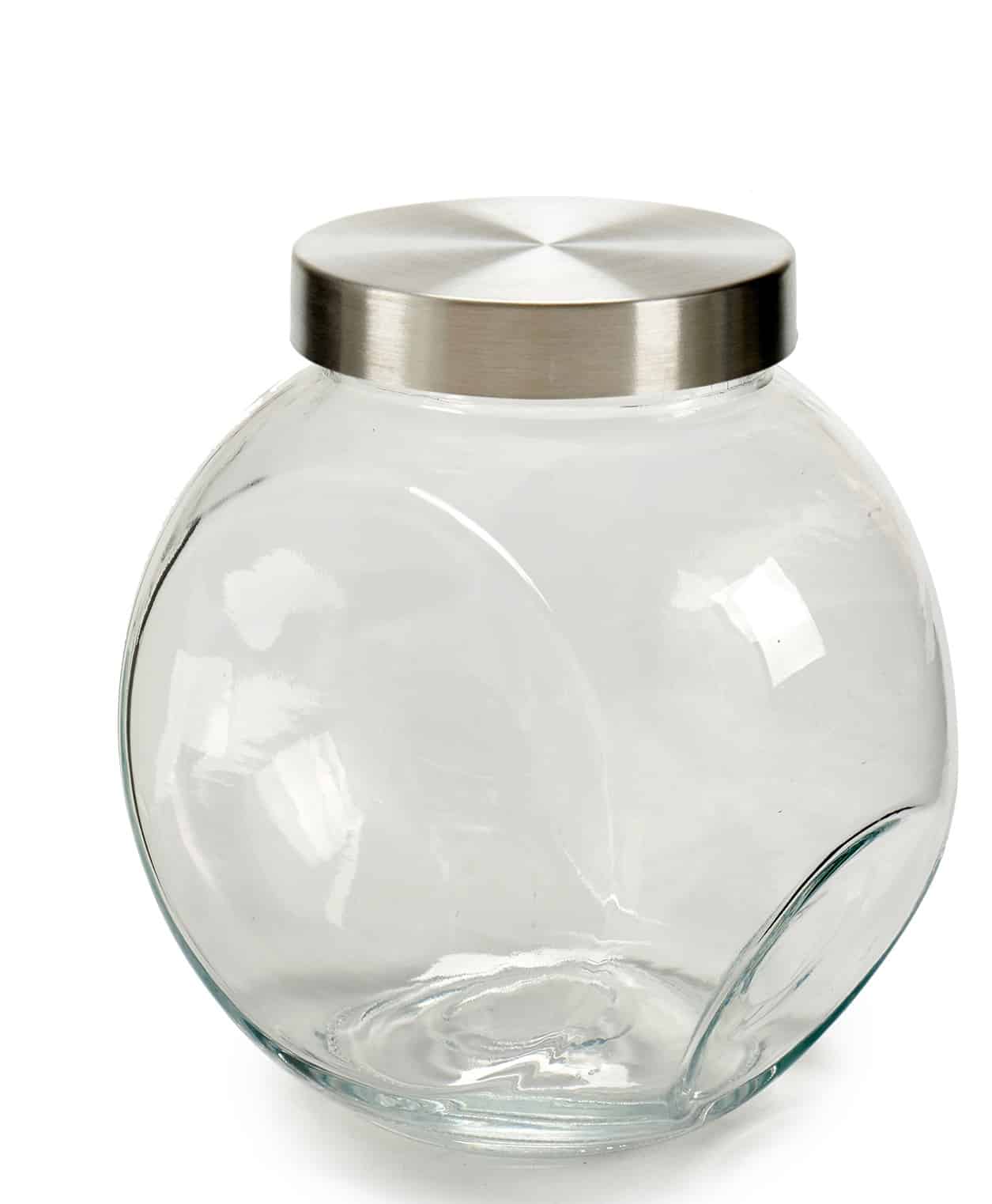 41631_AR_A.jpg COOKIE GLASS JAR WITH S/S LID 1500ML VIVALTO® - Image 1
