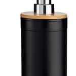 CERAMIC LIQUID SOAP DISPENCER BLACK 9 x 8 x 17 cm. BERILO®
