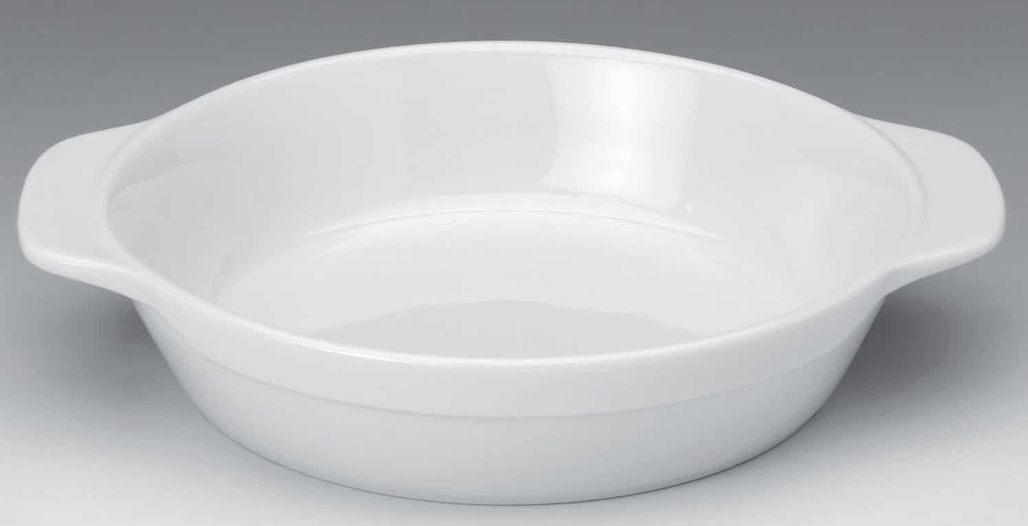 60-180420.jpg ROUND PORCELAINE BAKING PAN 21CM GTSA - Image 1