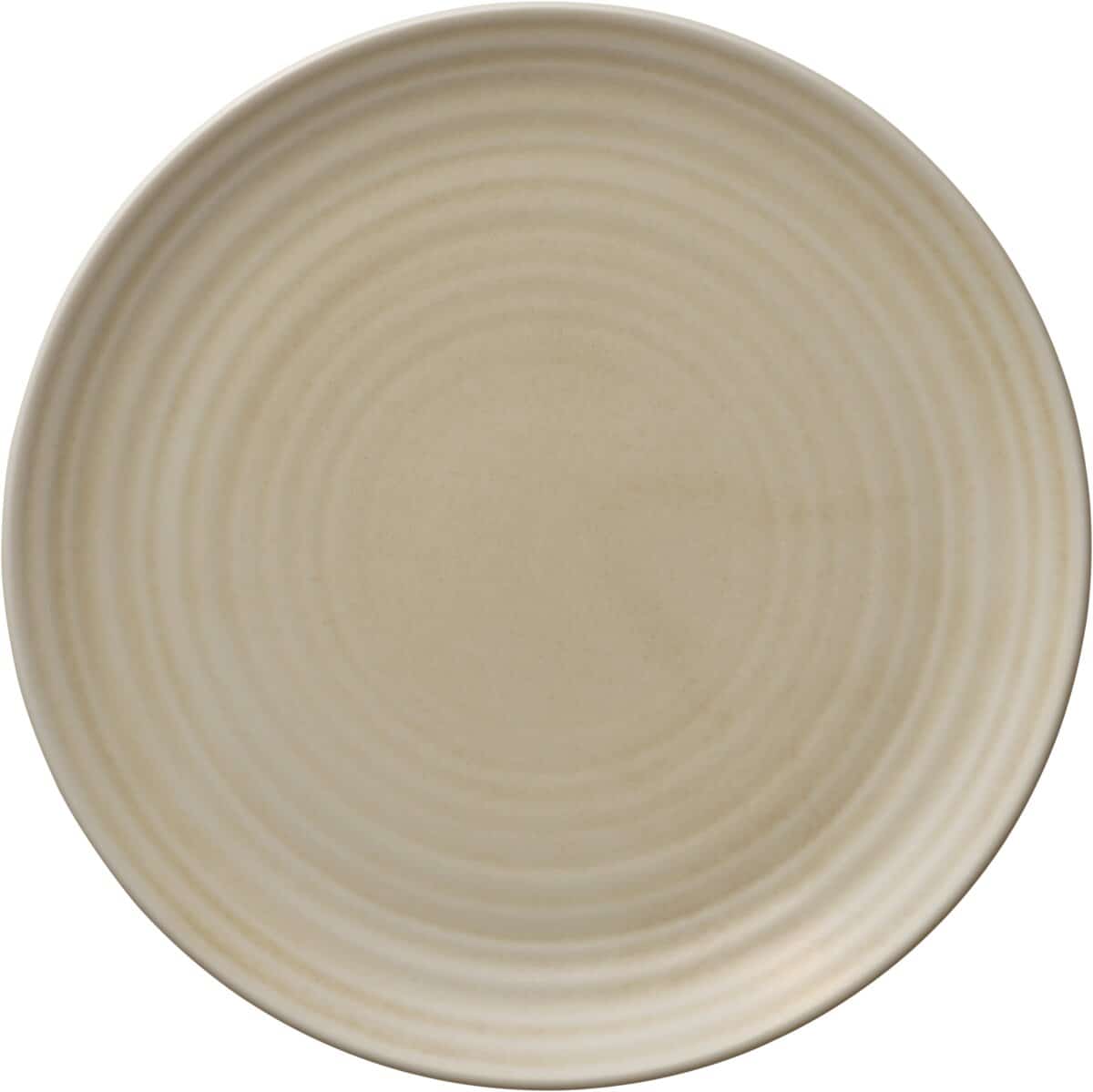 6631226C1000000_auf_GLOW-SAND_Plate_flat-coup_26cm.jpeg COUNTRY HOUSE SAND PLATE FLAT COUPE STRUCTURE 26CM PORCELAIN BAUSCHER GERMANY - Image 1