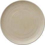 COUNTRY HOUSE SAND ΠΙΑΤΟ ΡΗΧΟ ΣΤΡΟΓΓΥΛΟ ΚΟΥΠΕ 28CM ΠΟΡΣΕΛΑΝΗ BAUSCHER GERMANY