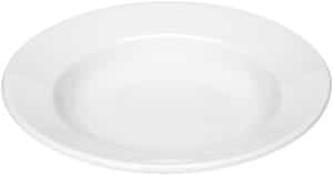 SMART PLATE DEEP WITH RIM 23CM WHITE PORCELAIN BAUSCHER GERMANY