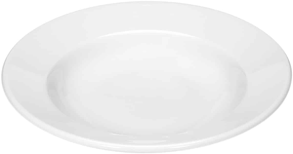 675012311000000_per.jpeg SMART PLATE DEEP WITH RIM 23CM WHITE PORCELAIN BAUSCHER GERMANY - Image 1