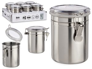 MEDIUM POT WITH HERMETIC CLOSURE S/S ARTE REGAL