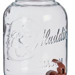 GLASS DISPENCER 3800ML BROWN 16,2 x 16,2 x 24,8 cm. VIVALTO®