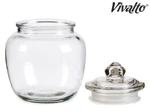 Hermetic 1,4l glass container WITH LID VIVALTO® - Image 3