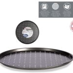 ROUND PIZZA PERFORATED MOULD 33CM WITH NON STICK ALUMINIUM SURFACE KINVARA ®