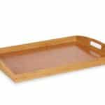 BAMBOO BUTLERS TRAY WITH HANDLES 58Χ38Χ6 CM KINVARA