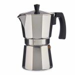 ALUMINIUM 6 CUPS COFFEE MAKER WITH HANDLE 18Χ10Χ19 CM KINVARA