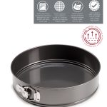 ROUND PASTRY MOULD 28CM WITH NON STICK ALUMINIUM SURFACE DETACHABLE  KINVARA ®
