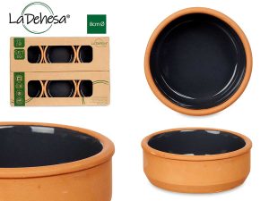 SET CLAY POTS BLACK 6PCS 11,5 x 11,5 x 4,5 cm LA DEHESA® - Image 4