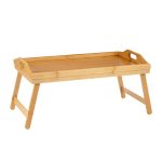 BAMBOO RECTANGULAR BUTLERS TRAY WITH FOLDABLE LEGS 50Χ30ΕΚ KINVARA