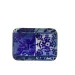 LISBOA BLUE TILE SOAP DISH 13.1 x 9.5 H2.2 cm   STONEWARE COSTA NOVA