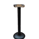 METAL BLACK CHAMPAGNE BUCKET STAND S/S 18/10