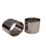 SET 2PCS OVAL NAPKIN RING 3.5cm STAINLESS STEEL 18/10 ABERT ITALY