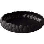 BOWL CURVED BUBBLE BLACK  24X5.5 CM 1500ML bystudioraw