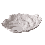 WHITE PLATE EVEREST 28X6.7 CM 300ML bystudioraw