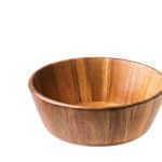 S5063 BOWL FROM ACACIA WOOD 25X9 CM LEONE