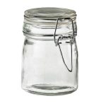 T3011 ΓΥΑΛΙΝΟ ΒΑΖΟ 150ml ΜΕ ΓΥΑΛΙΝΟ ΚΑΠΑΚΙ Φ6.5X9 LEONE ITALY