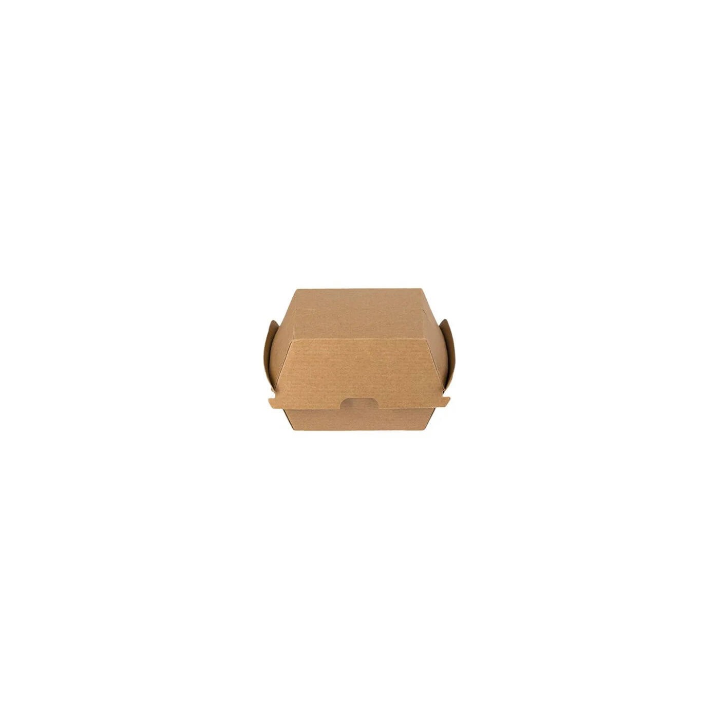 chartino-kouti-dryfood-burger-kraft-50tem.jpg ΚΟΥΤΙ ΚΡΑΦΤ DRYFOOD 14x14x8cm BURGER 50ΤΜΧ - Image 1