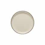 MONTEROSA CREAM COCOA ΠΙΑΤΟ ΡΗΧΟ ΣΤΡΟΓΓΥΛΟ 23εκ STONEWARE COSTA NOVA