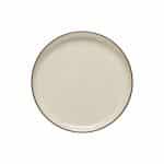 MONTEROSA CREAM COCOA ΠΙΑΤΟ ΡΗΧΟ ΣΤΡΟΓΓΥΛΟ 27εκ STONEWARE COSTA NOVA