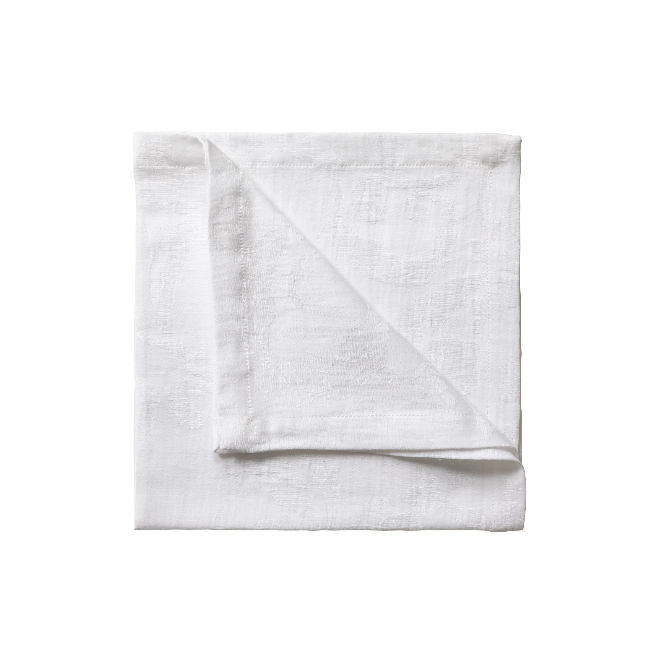 tx0170-chk-napkin.jpg DALIA ΠΕΤΣΕΤΑ ΦΑΓΗΤΟΥ ΛΕΥΚΗ 47X47 ΛΙΝΗ COSTA NOVA - Image 1