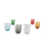 VERTIGO TUMBLER CC.380 GREEN&WHITE  IMB. DA 6PZ. ITALESSE - Image 2