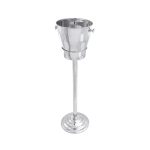 WINE BUCKET WITH STAND  WKR STAINLESS STEEL H84CM BarProfessional The Netherlands