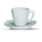 WHITE TRINGLE SHAPE MUG 410ML