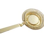 GOLD PLATED DELUXE  STRAINER STAINLESS STEEL