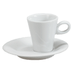 499 TEA/COFFE CUPP WHITE PORCELAINE 240ML