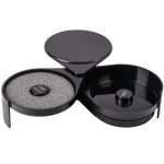 BLACK ABS GLASS RIMMER 20X16X17.5CM
