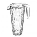 CLUB PITCHER WITH HANDLE 1500ml 50 ¾ oz SUPERGLASS KOZIOL GERMANY Ⓡ