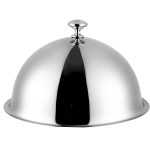DOME COVER FOR PLATES STAINLESS STEEL Φ26Χ15cm SS201
