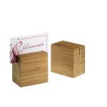S0076 BAMBOO Number Holder 6x4x6cm 6pcs LEONE