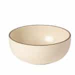 MONTEROSA CREAM COCOA ΜΠΩΛ ΣΤΡΟΓΓΥΛΟ D15.3 H6.3 cm | 0.63 L STONEWARE COSTA NOVA