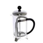 GLASS FRENCH FILTER PRESS WITH PLASTIC HANDLE 350ML 7.5X19