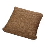 SQUARE POUF SEAGRASS COTTON 80X80X20EK