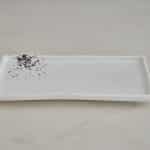 Ε228 RECTANGULAR MELAMINE PLATTER WHITE 26X13,3X2,6cm