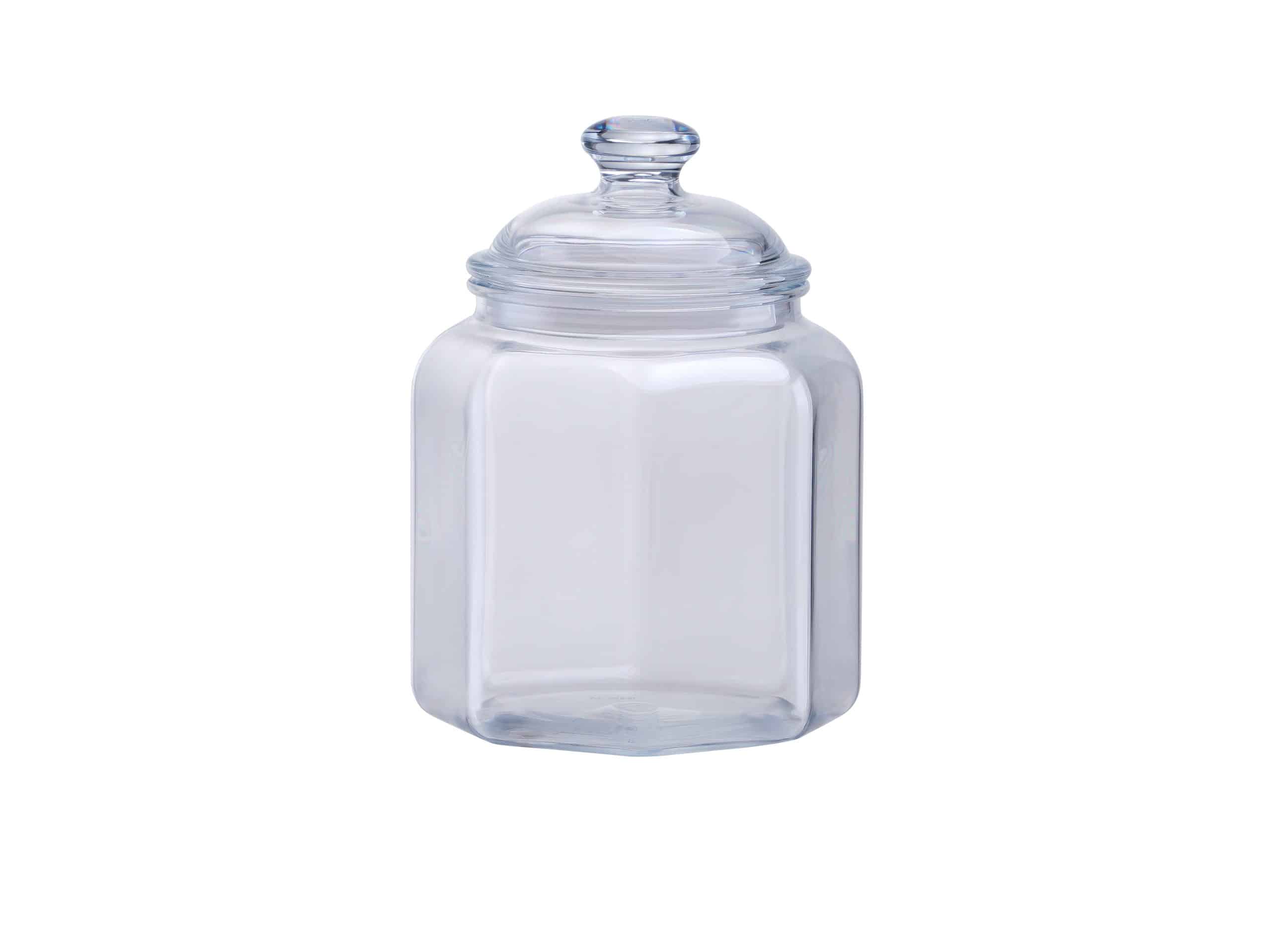 fb100-3a FB100-3A STORAGE JAR 1,5LT POLYCARBONATE TRANSPARENT 12,9X18,6cm - Image 1