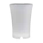 SHOT WHITE POLYCARBONATE GLASS UNBREAKABLE CLEAR 3cl GLASSFOREVER